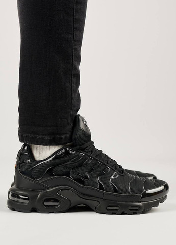 Чорні Осінні кросівки чоловічі, вьетнам Nike Air Max Plus All Black