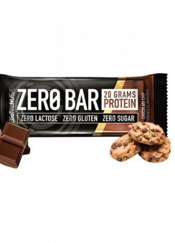 ZERO Bar 50 g Chocolate Chip Cookie Biotechusa (256726087)