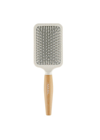 Антистатическая щетка для волос Wooden Paddle Brush MASIL (263515335)
