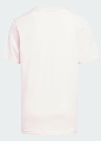 Розовая демисезонная футболка tiberio 3-stripes colorblock cotton kids adidas