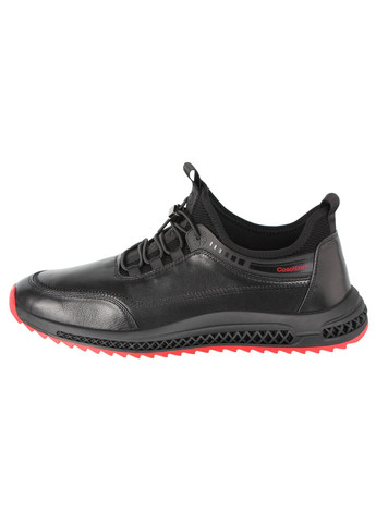 Черные демисезонные мужские кроссовки 197202 Cosottinni