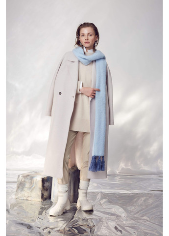 Платок жіночий 86154 5060 Блакитний Oui (273910108)