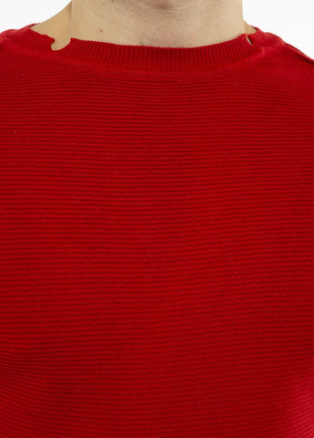Бордовый демисезонный свитер однотонный (бордовый) Time of Style