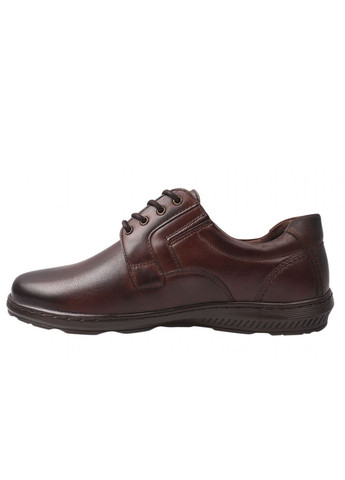 Туфлі чоловічі з натуральної шкіри, на низькому ходу, колір коричневий, Giorgio 20-21dtc (257438110)