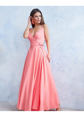 Рожева повсякденний сукня 11745 рожевий ISSA PLUS