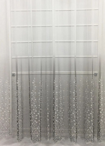 Готовый тюль фатин сетка с вышивкой, омбре градиент, ширина 300 см, высота 230 см. No Brand (258655923)