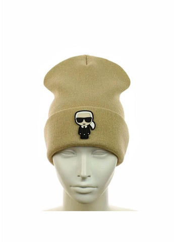 Молодежная шапка бини лонг Karl Lagerfeld (Карл Лагерфельд) No Brand бини лонг (276260555)