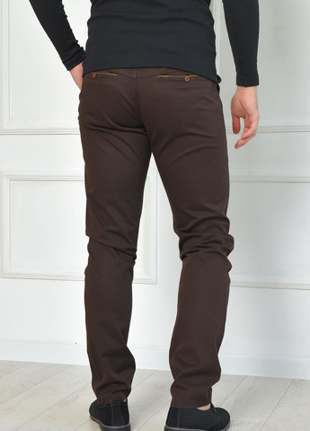 Штани чоловічі темно-коричневого кольору Let's Shop (262442794)