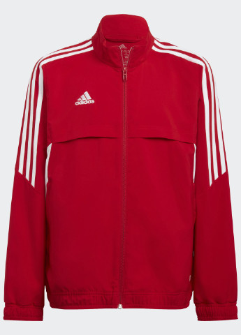 Красная летняя куртка condivo 22 presantation adidas