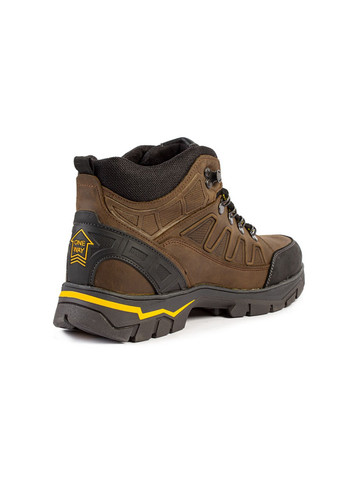 Коричневые зимние ботинки мужские бренда 9500821_(1) One Way