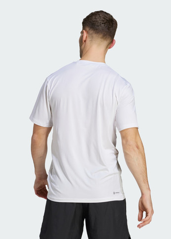 Біла футболка train essentials stretch training adidas