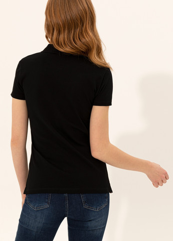 Черная женская футболка-футболка U.S. Polo Assn.