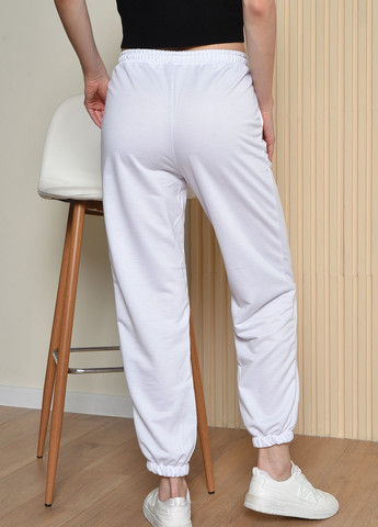 Спортивні штани жіночі білого кольору Let's Shop (260134368)