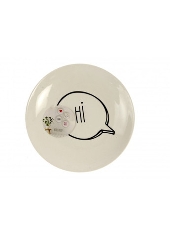 Декоративная подвесная тарелка на стену "Комикс-облачко HI" ⌀ 23 см EDEKA (267501311)