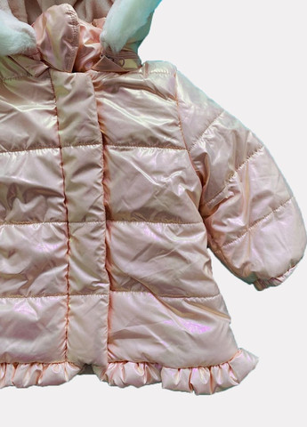 Рожева демісезонна куртка на блискавці Chicco