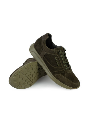 Зеленые демисезонные кроссовки мужские бренда 9200351_(1) ModaMilano