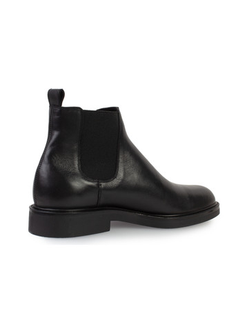 Черные зимние ботинки челси мужские бренда 9501099_(1) ModaMilano