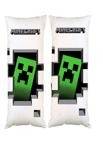 Подушка дакимакура Крипер Майнкрафт Minecraft декоративная ростовая подушка для обнимания 60*180 No Brand (258993728)