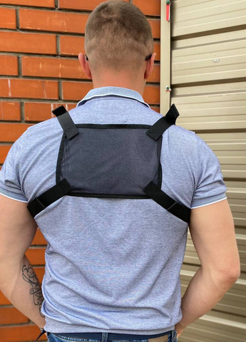 Нагрудна тактична сумка розвантаження Armour сумка броник містка чорний колір No Brand (258413844)