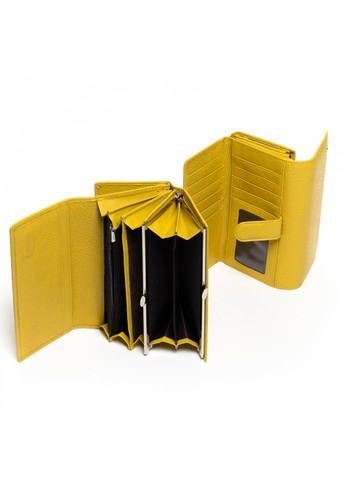 Шкіряний жіночий гаманець Classic W46-2 yellow Dr. Bond (261551164)