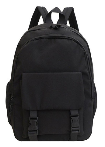 Рюкзак з карманами 658 чоловічий жіночий дитячий шкільний портфель чорний No Brand (275998149)