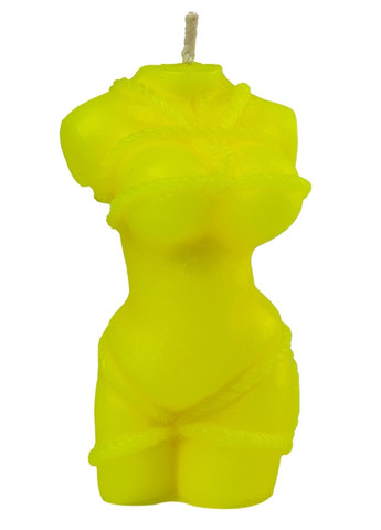 Свічка LOVE FLAME - Shibari I Yellow Fluor, CPS09-YELLOW No Brand (267728655)