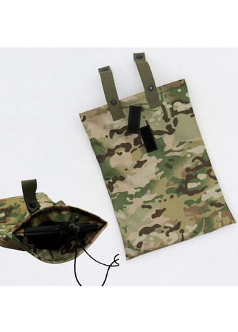 Тактическая сумка подсумок военная с подкладкой для сброса магазина с системой Молли 32х25х20 см (474289-Prob) Мультикам Unbranded (258023757)