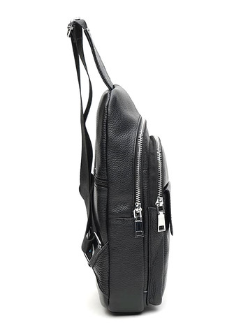 Мужской кожаный рюкзак Keizer 3316 черный на плечо HandyCover (260427616)