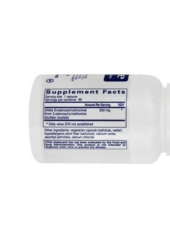SAMe (S-Adenosylmethionine) 60's 60 Caps PE-01504 Pure Encapsulations (256723547)