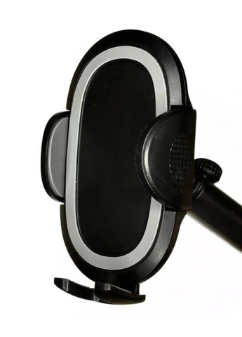 Автодержатель для телефона на зажимах (компактный, на дефлектор, на присоске) - Черный China cz023-33 (259790470)
