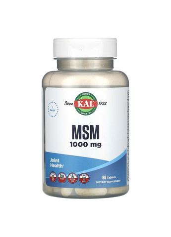 MSM 1000mg - 80 tabs KAL (273253713)