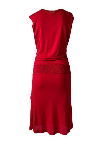 Красное кэжуал платье Diesel однотонное