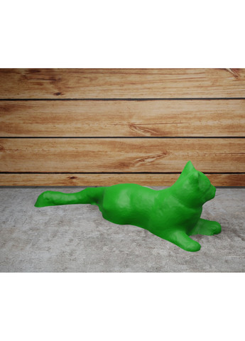Статуетка лежача кішка з довгим хаостом ЗаСвіт (261555380)