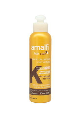 Стайлінг крем для пошкодженого волосся Argan 200 мл Amalfi (260118865)