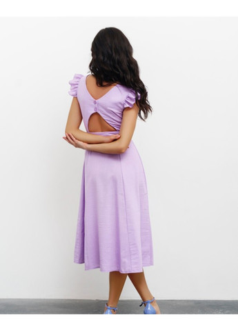 Фіолетова повсякденний сукня 12803 бузковий ISSA PLUS