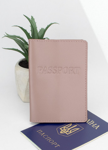 Обкладинка на паспорт жіноча шкіряна HC-26 (нюдова) HandyCover (269267452)