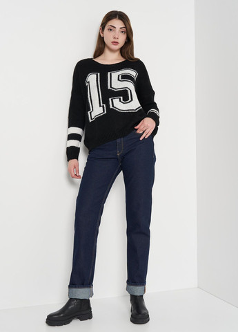 Черный джемпер зима,чорный-белый, Alcott