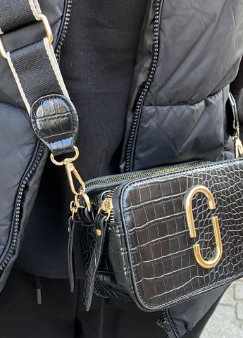 Жіноча сумка крос-боді чорна No Brand (270364777)