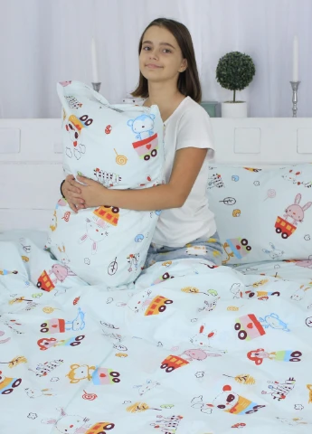 Комплект постільної білизни 17-0513 Toys Бязь 110х140 Дитячий (2200003637519) Mirson (258994850)