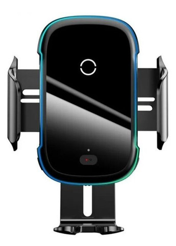 Автотримач Light Electric Holder з функцією бездротової зарядки (швидка зарядка, 15W, Qi, для смартфона) - Чорний Baseus (260063426)