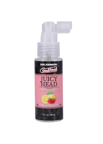 Увлажняющий оральный спрей GoodHead – Juicy Head Dry Mouth Spray – Pink Lemonade 59мл Doc Johnson (277235826)