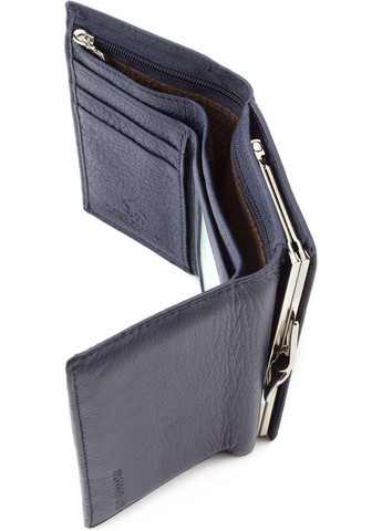 Маленький шкіряний гаманець із монетницею MC-2049A-3 (JZ6658) синій Marco Coverna (259752498)