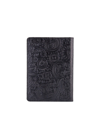 Обкладинка-органайзер для документів зі шкіри HiArt AD-01 Mehendi Art чорна Чорний Hi Art (268371620)