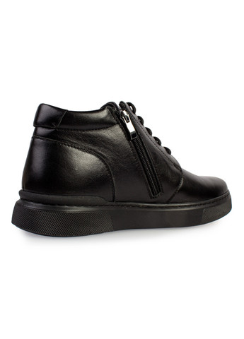 Черные зимние ботинки мужские бренда 9500961_(1) ModaMilano
