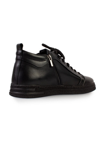 Черные зимние ботинки мужские бренда 9501041_(1) ModaMilano