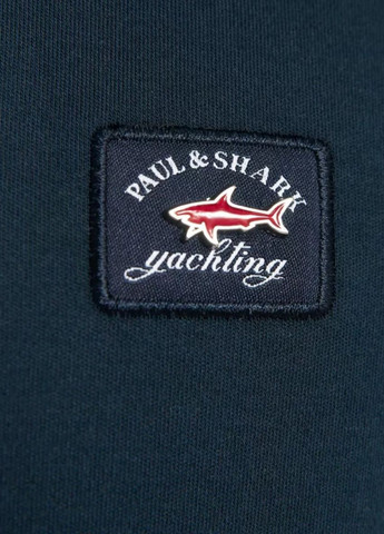 Темно-синяя футболка-поло мужское с длинным рукавом paul&shark для мужчин Paul & Shark