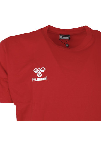 Червона футболка чоловіча Hummel
