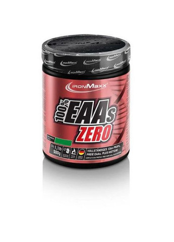 100% EAAs Zero 500 g /33 servings/ Orange Ironmaxx (268736376)