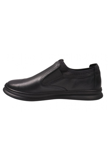 Туфлі чоловічі з натуральної шкіри, на низькому ходу, колір чорний, Україна Rondo 28-21dtc (257438545)