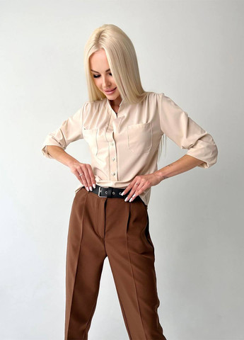 Классические укороченные брюки Fashion Girl (263943407)